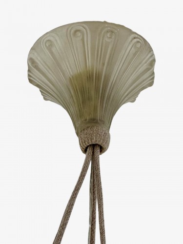 1924 René Lalique - Paire De Suspensions Charmes - Art Déco