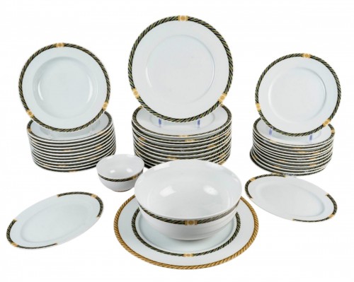 Christian Dior - Dinner Service Torsadior Porcelain - 41 Pieces 