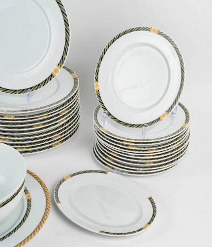 Christian Dior - Dinner Service Torsadior Porcelain - 41 Pieces  - silverware & tableware Style 