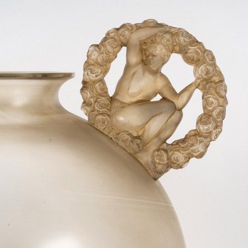 Art Déco - 1926 René Lalique - Vase Ronsard