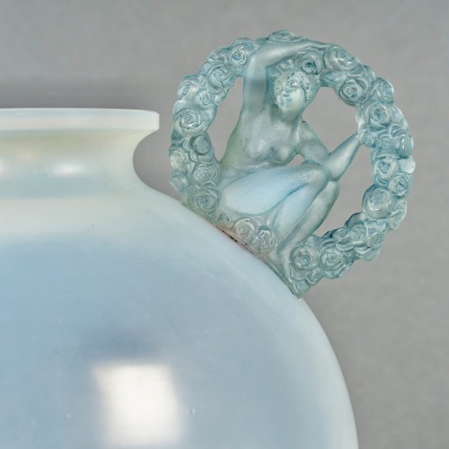 1926 René Lalique - Vase Ronsard - Art Déco