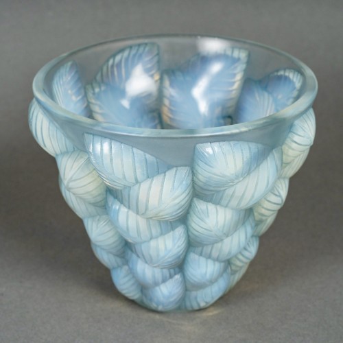 1927 René Lalique - Vase Moissac - Verrerie, Cristallerie Style Art Déco