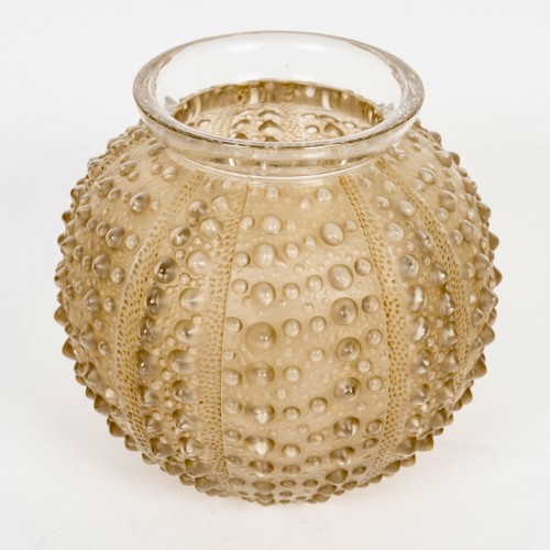 Glass & Crystal  - 1935 René Lalique - Vase Oursin Sea Urchin 