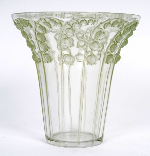 1939 René Lalique - Vase Muguet Lily Of The Valley - Glass & Crystal Style Art Déco