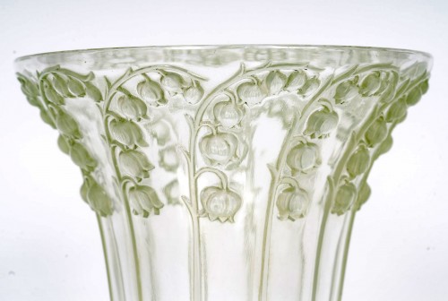 1939 René Lalique - Vase Muguet Lily Of The Valley - 