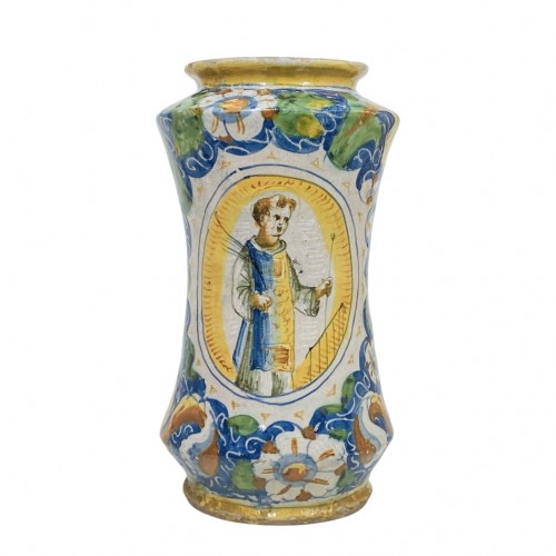 Albarello in Venetian majolica - Sixteenth century