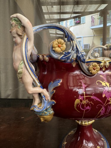 Surtout de table en porcelaine, XIXe siècle - 