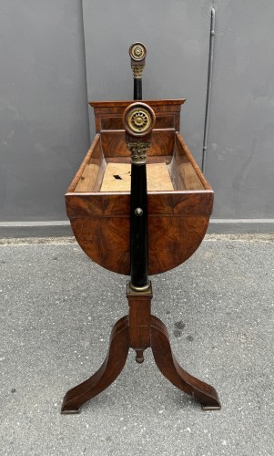 Mobilier Lit - Berceau en acajou, début XIXe siècle époque Empire