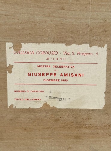 Amisani Giuseppe (1881-1941) - Risveglio - Blue Antique - Enzo Gironi 