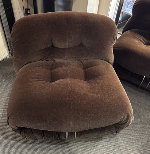 Velvet living room, Soriana model by Afra &amp; Tobia Scarpa circa 1970 - 50