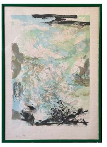 Zao Wou-ki (1921 - 2013) - Lithographie polychrome numérotée 87/100