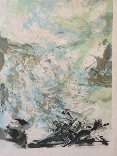 XXe siècle - Zao Wou-ki (1921 - 2013) - Lithographie polychrome numérotée 87/100