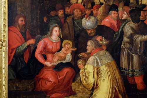 Adoration des mages, Frans Franken III Et Aides - Brozzetti Antichità