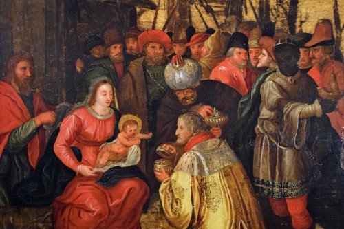 XVIe siècle et avant - Adoration des mages, Frans Franken III Et Aides