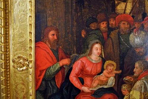 Antiquités - The Adoration Of The Magi By Frans Franken III And Aid