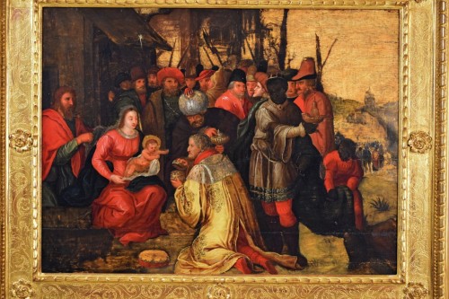 Antiquités - The Adoration Of The Magi By Frans Franken III And Aid