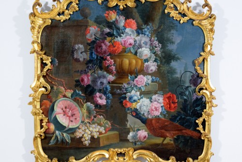  - Michele Antonio Rapos (1733-1819), Nature morte de fleurs et de fruits