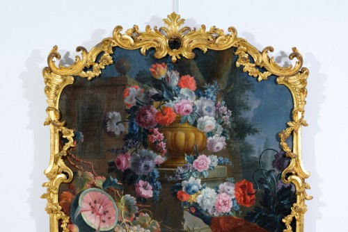 Antiquités - Michele Antonio Rapos (1733-1819), Nature morte de fleurs et de fruits