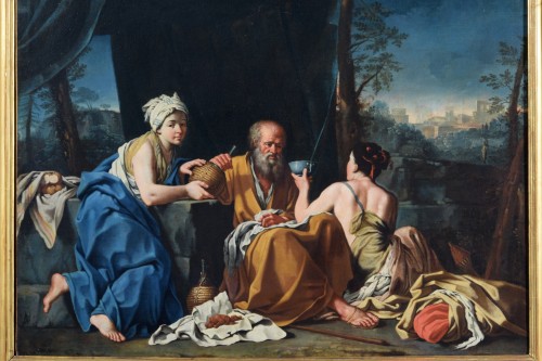 Antiquités - Lot and His Daughters, Giuseppe Gambarini (1680-1725)