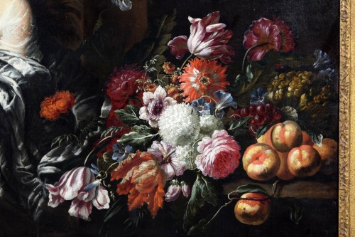 Louis XIV - Nature morte, peinture flamande du XVIIe siècle attribuée à Peeter de Verbruggen le Jeune