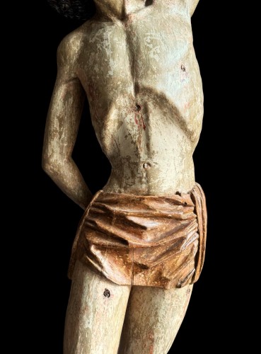 <= 16th century - Sculpture of St-Sebastian, Germany, early 16th century