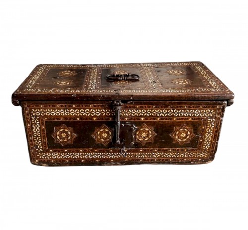 A Mudejar art casket. Spain, 16th century