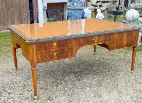 Bureau de préfecture Charles X pour 4 personnes - Mobilier Style Restauration - Charles X