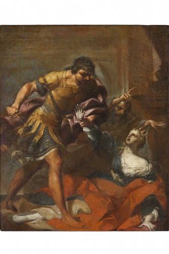 Giovan Gioseffo Dal Sole (1654–1719) Pyrrhus Kills Polyxena