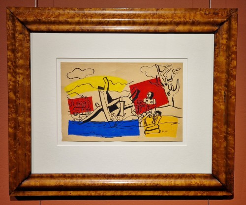 La partie de campagne 1953 - Fernand LÉGER (1881 - 1955) - Tableaux et dessins Style 