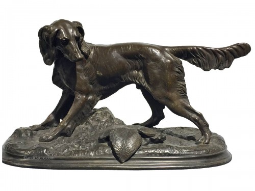 Jules Moigniez (1835 - 1894) - Hunting dog