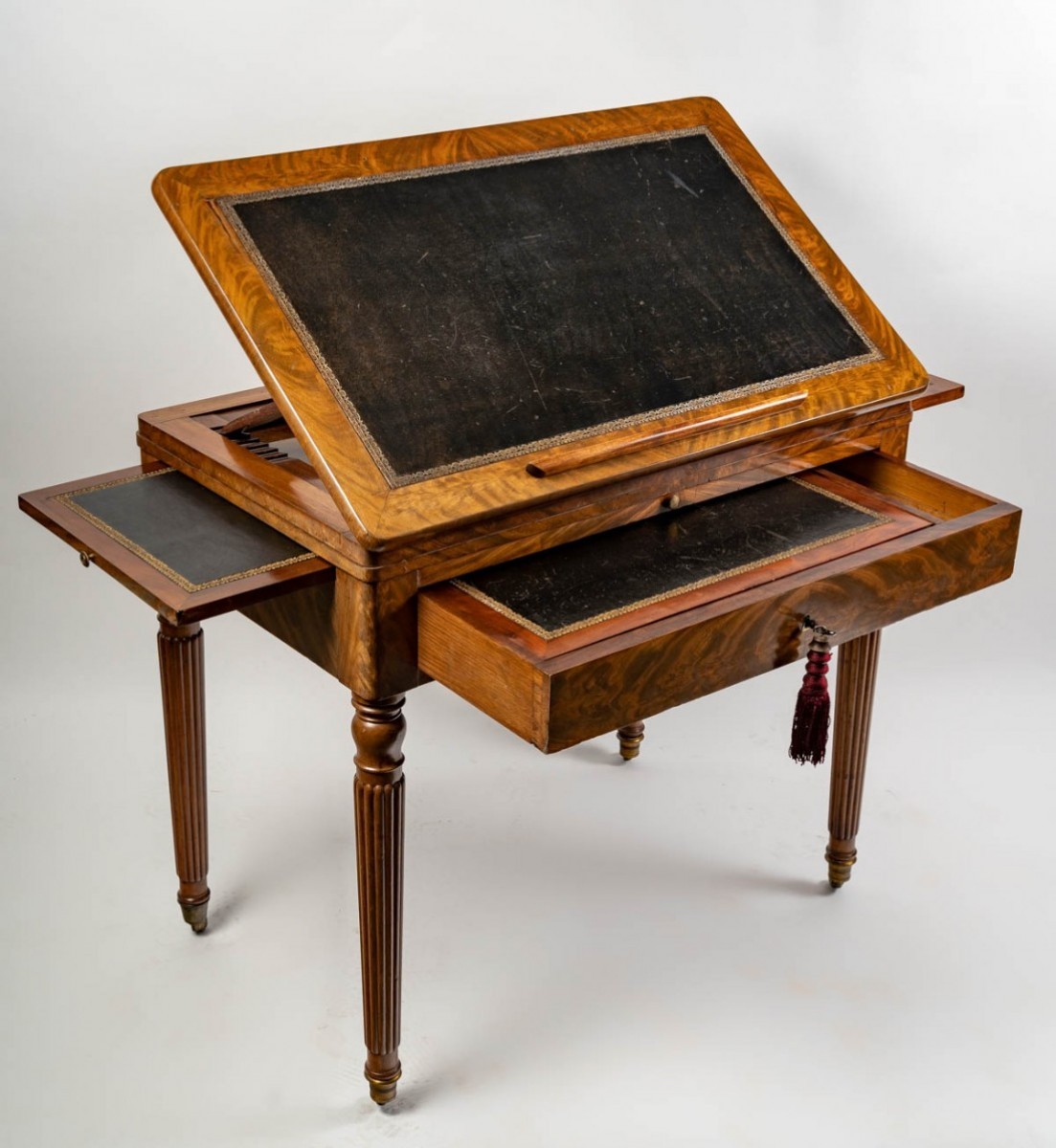 Antique French Louis Philippe Mahogany Desk Available For