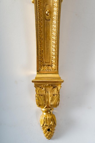 Luminaires Appliques - Paire d'appliques d'époque Louis XVI