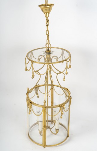 Luminaires Lustre - Lanterne de style Louis XVI fin du XVIIIe début XIXe siècle