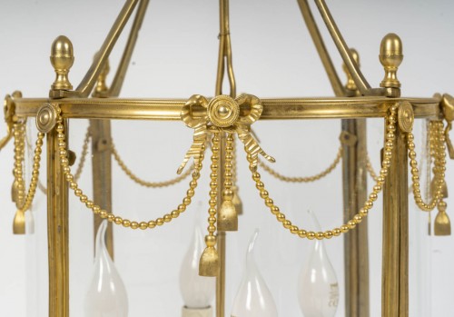 Lanterne de style Louis XVI fin du XVIIIe début XIXe siècle - Catel Antiquités