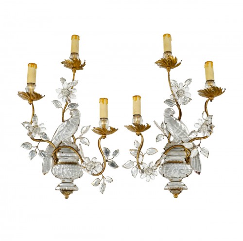 A Pair of Maison Baguès Wall-Lights