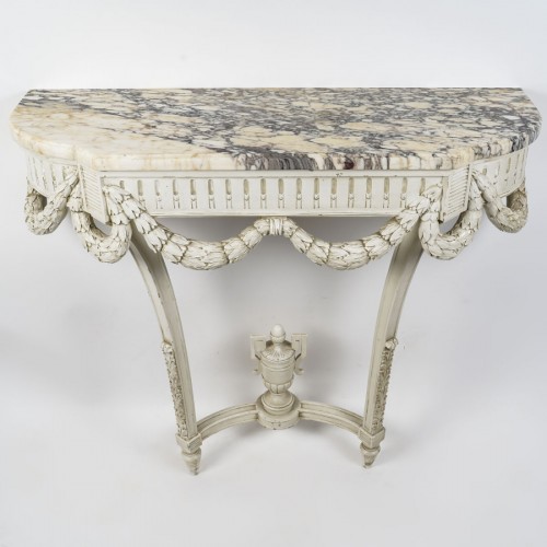 A Pair of late 19th ce,ntury Console Tables in Louis XVI Style - Furniture Style 