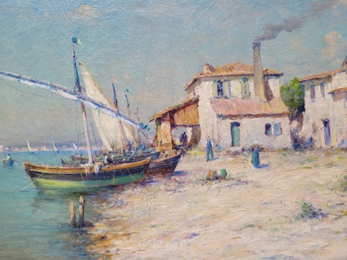 Charles Henri Malfroy (1895 - 1945) - Port Méditérannéen - Hirsch Antiquités