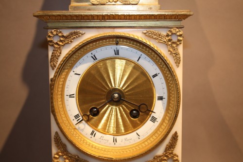 Horlogerie Pendule - Pendule Borne Empire à la Minerve