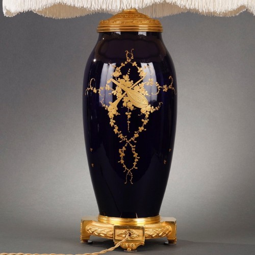 Napoléon III - Vase monté en lampe