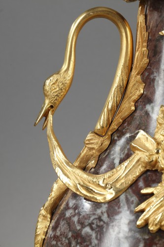 Objet de décoration Cassolettes, coupe et vase - Paire de vases couverts Napoléon III