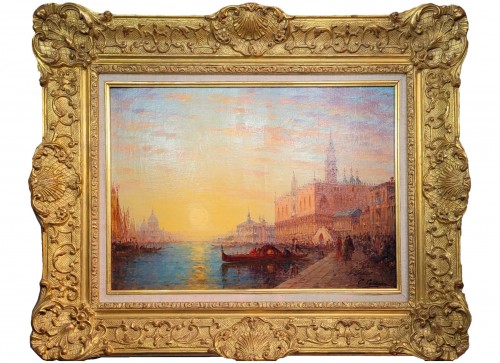 Charles Clement CALDERON (1870 - 1906) - Vue de Venise