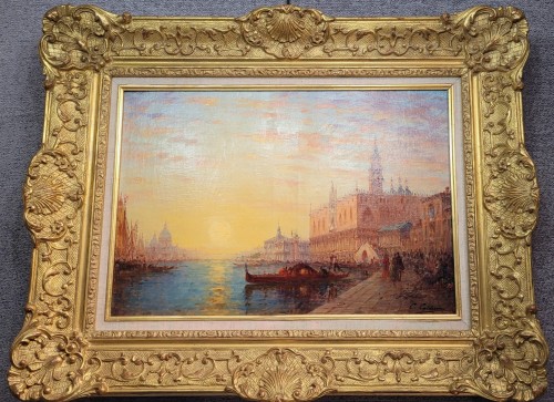 Napoléon III - Charles Clement CALDERON (1870 - 1906) - Vue de Venise