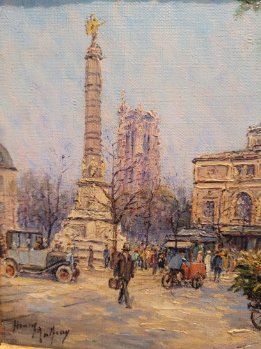 Malfroy, la place du Châtelet à Paris - Charles Henry MALFROY - Hirsch Antiquités