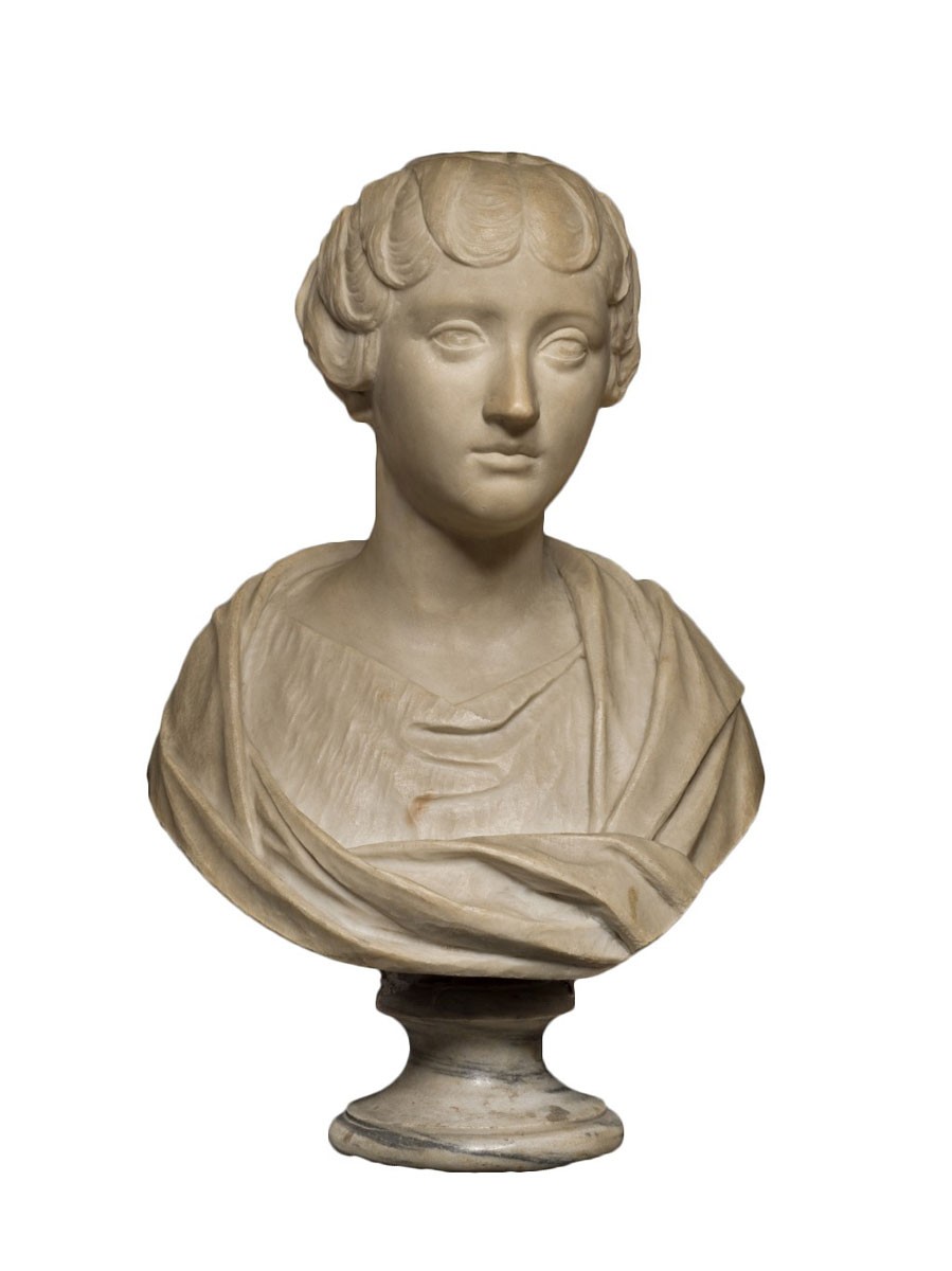Faustina The Younger, 18th Century, Italian marble bust - Ref.104710