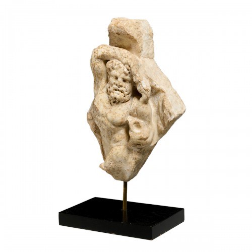 Roman marble relief fragment, 1st Century b.C.