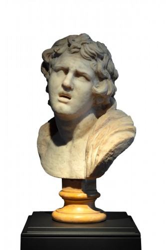 Italian neoclassical figure of Alexander The Great, rom, 18th century