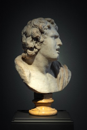 Alexandre le Grand, Rome XVIIIe siècle - Sculpture Style 