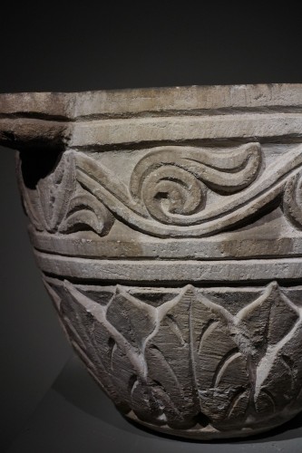 Mortar with Floral Decorations after the  Antique - 