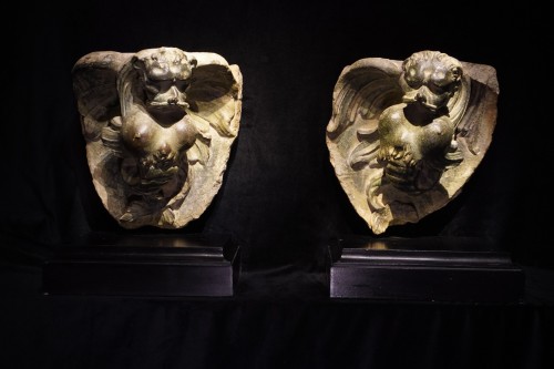 Architectural reliefs with chimaeras - Renaissance