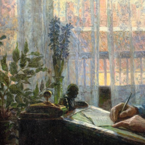 XXe siècle - Caroline Van Deurs (1860-1932)   La Lettre d'Else